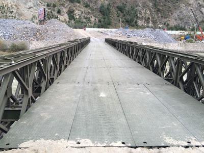 汶马高速c10标段钢便桥